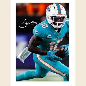 Tyreek Hill Miami Dolphins NFL Football Poster_ 166